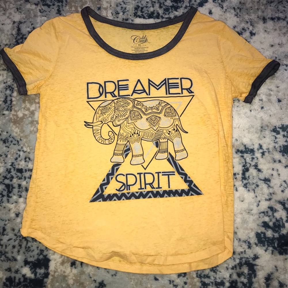 Gold rush T-shirt. Size XL